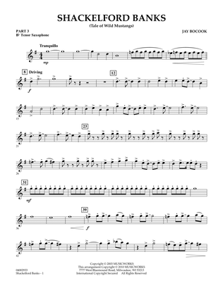 Shackelford Banks (Tale of Wild Mustangs) - Pt.3 - Bb Tenor Saxophone