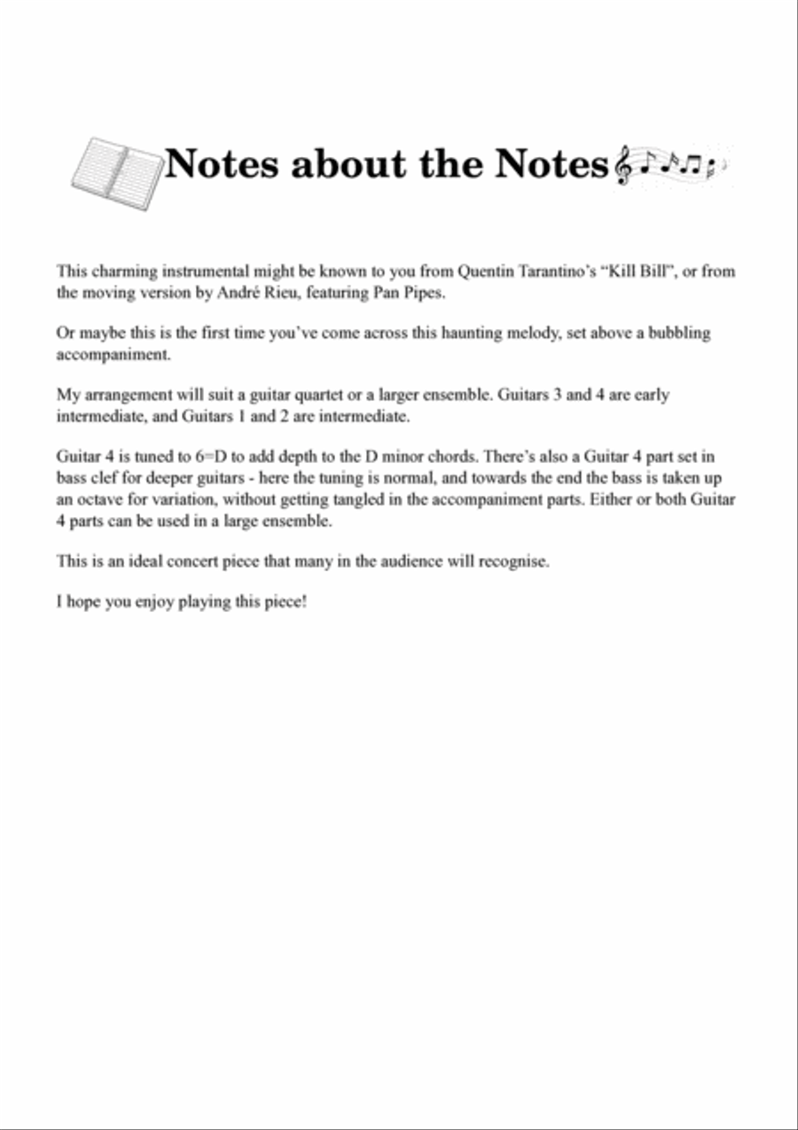 The Lonely Shepherd Guitar Ensemble scores gallery preview page 3