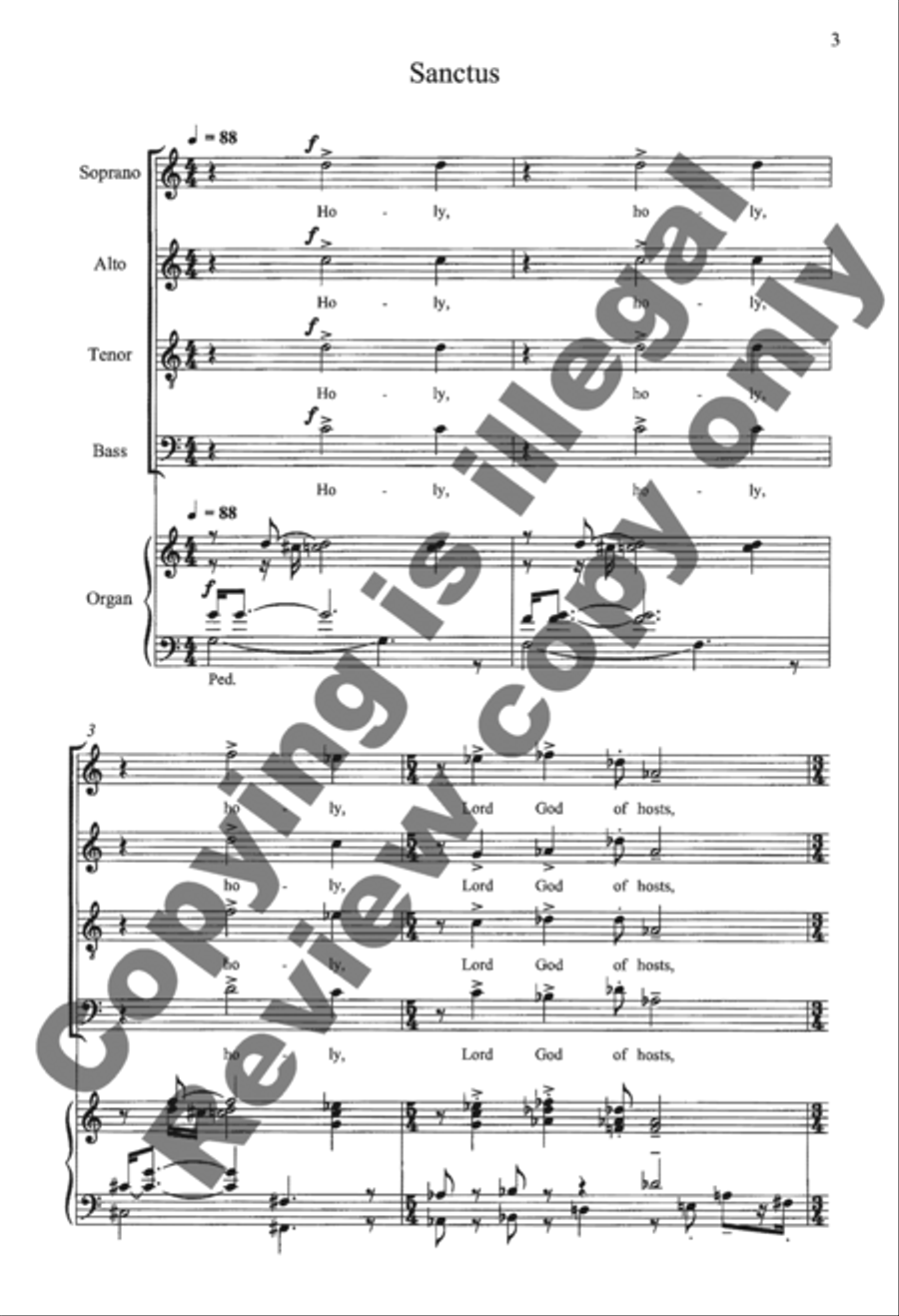 Missa Capella Regis 4-Part scores gallery preview page 9