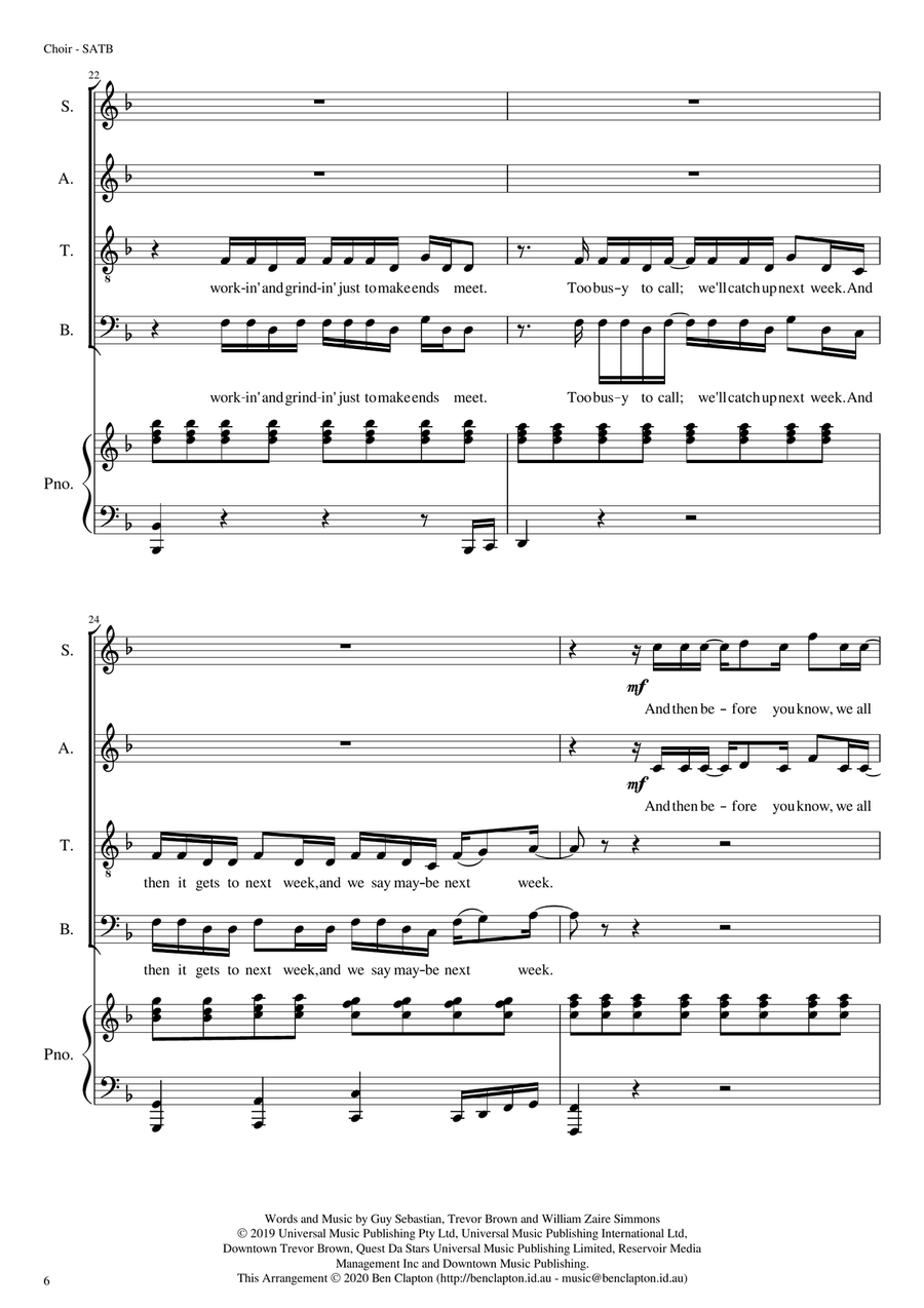 Choir 4-Part scores gallery preview page 6