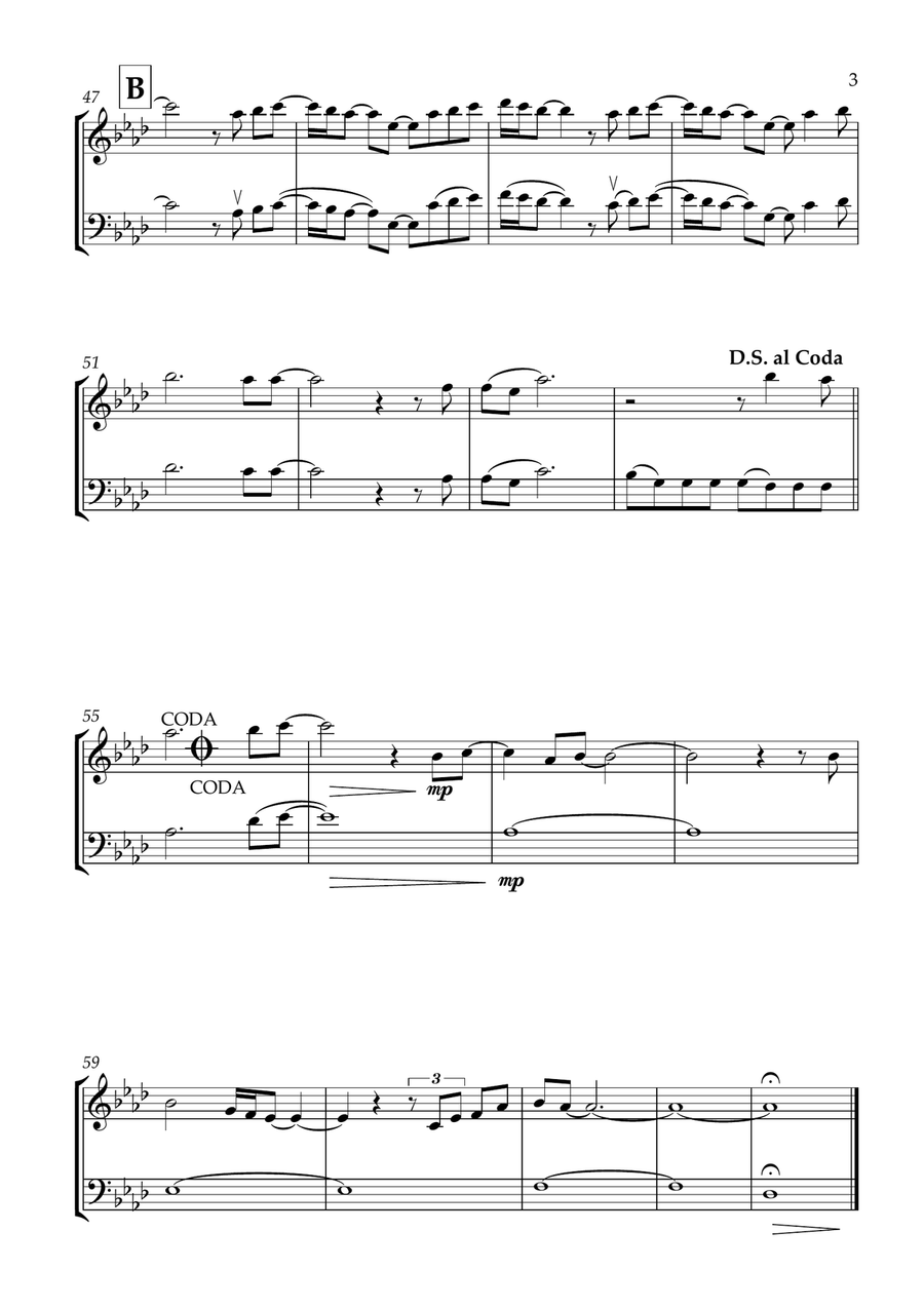 Run Run String Duet scores gallery preview page 3