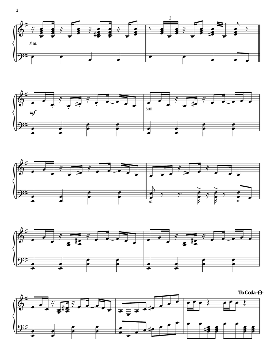 Hanuman Hanuman Piano Solo scores gallery preview page 2