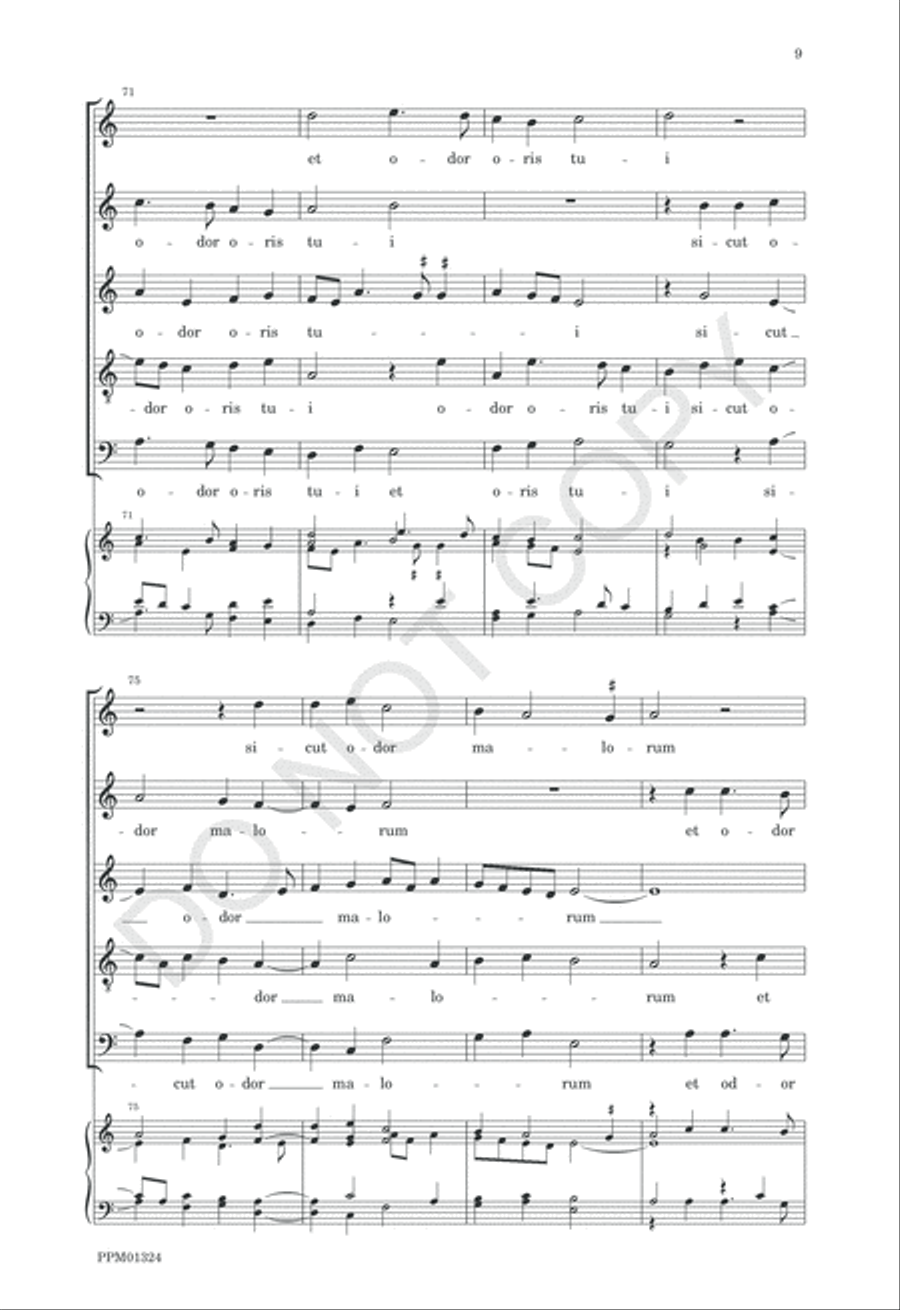 Trahe me post te SSATB scores gallery preview page 14