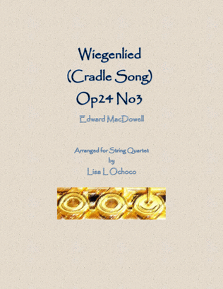 Book cover for Wiegenlied for String Quartet