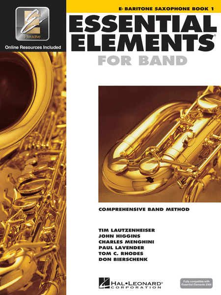 Essential Elements for Band – Eb Baritone Saxophone Book 1 with EEi image number null
