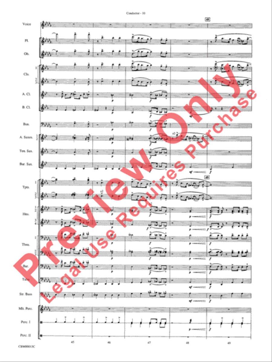 They Can't Take That Away from Me Concert Band scores gallery preview page 13