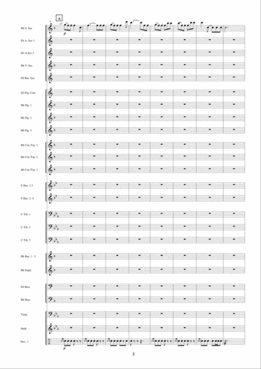 Police Academy Fanfare Band scores gallery preview page 3