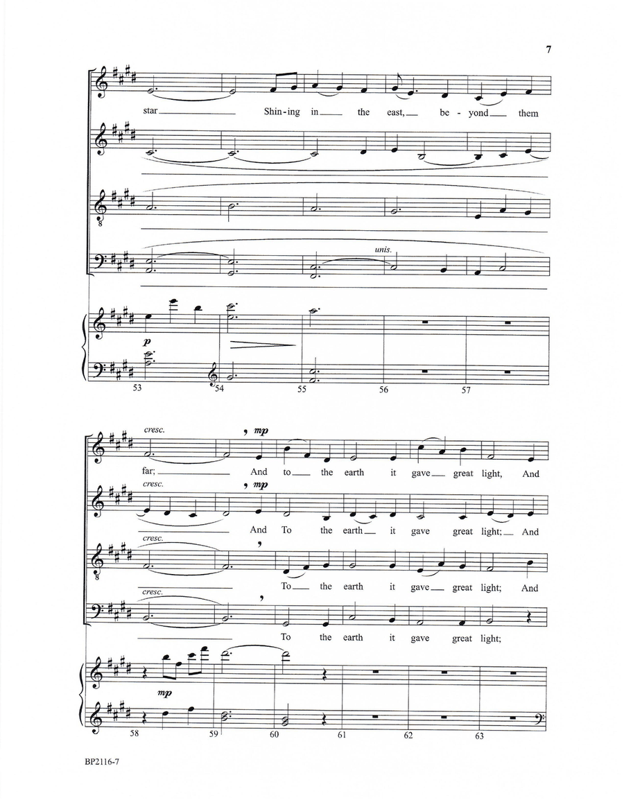 The First Noel - Huish 4-Part scores gallery preview page 7