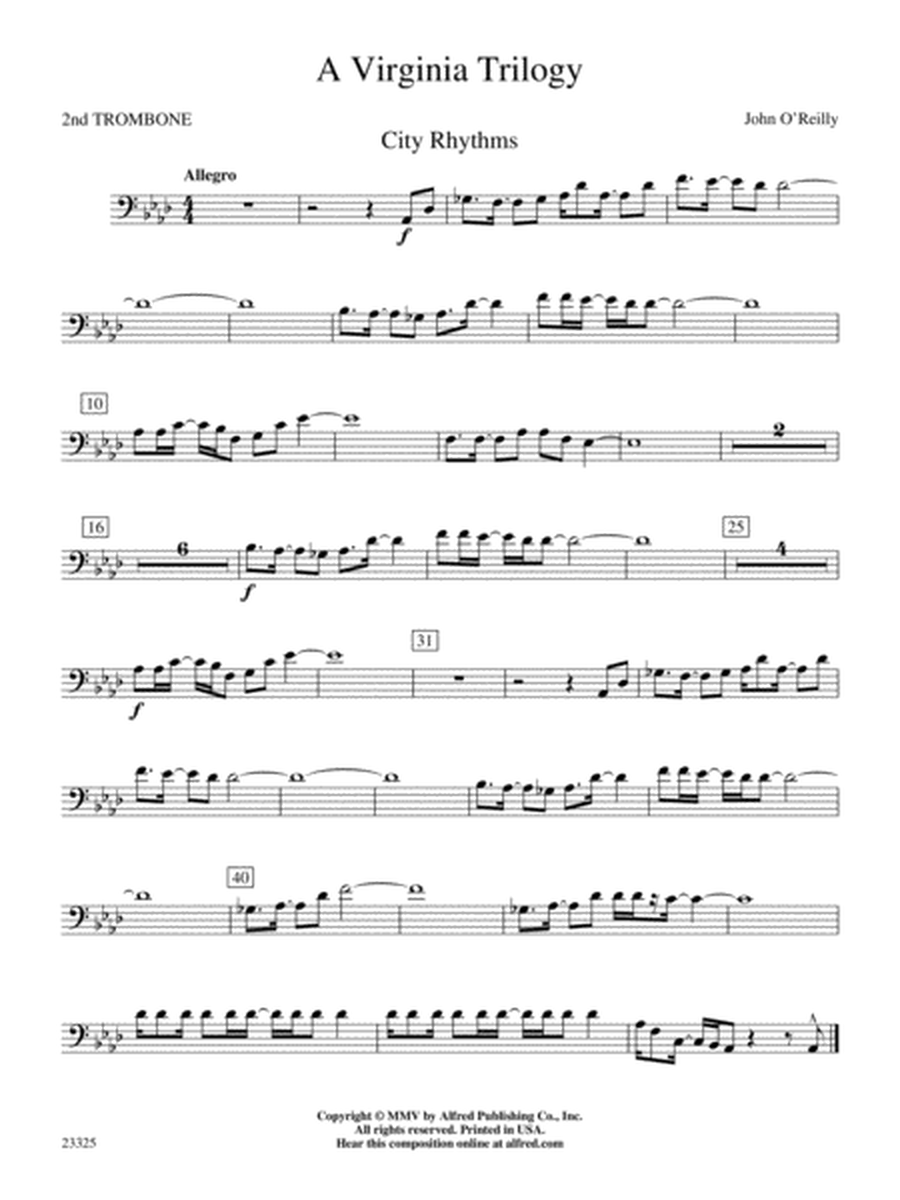 A Virginia Trilogy: 2nd Trombone