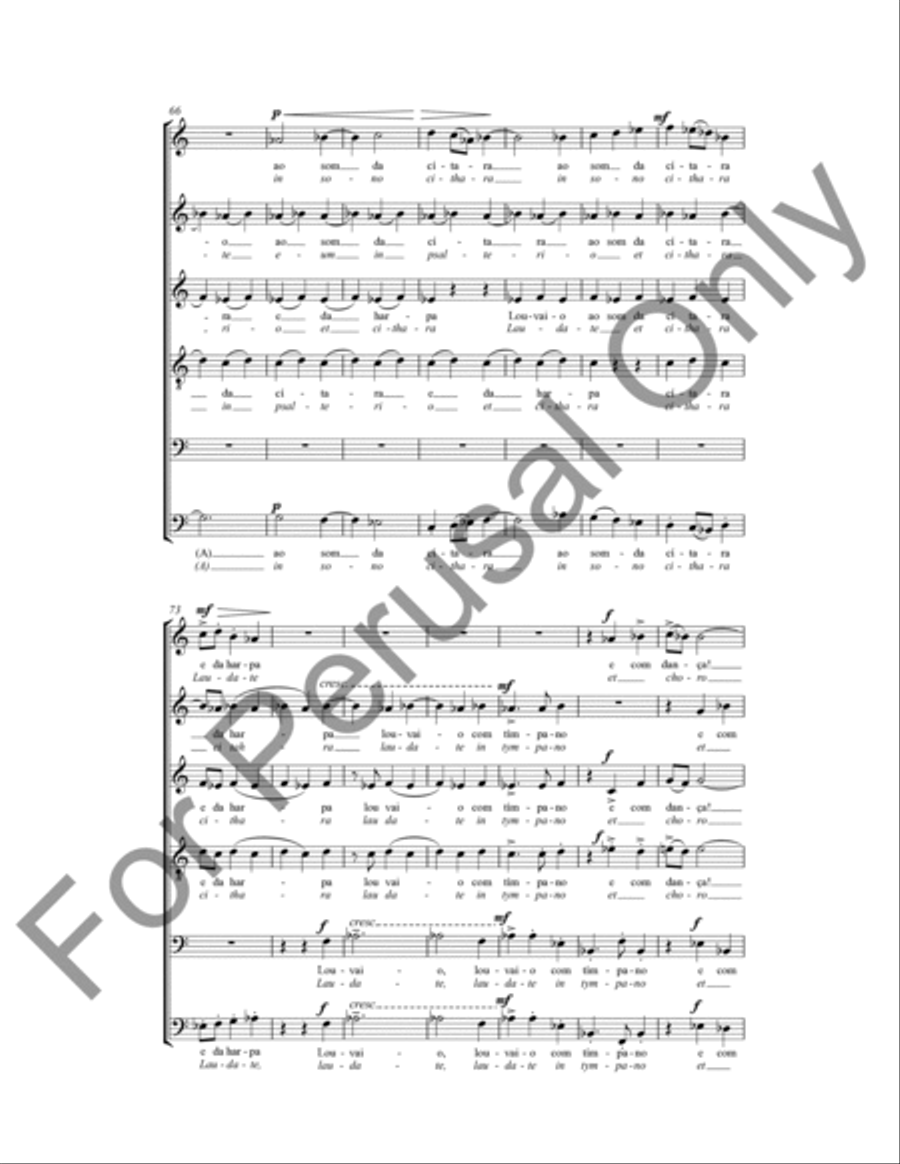 Salmo 150 4-Part scores gallery preview page 7