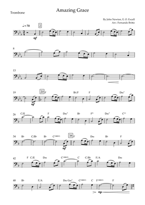 Amazing Grace for Trombone Solo with Chords