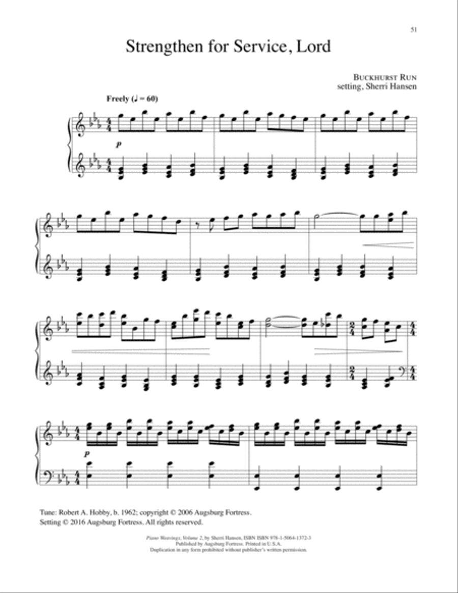 Piano Weavings Volume 2 Piano Solo scores gallery preview page 52