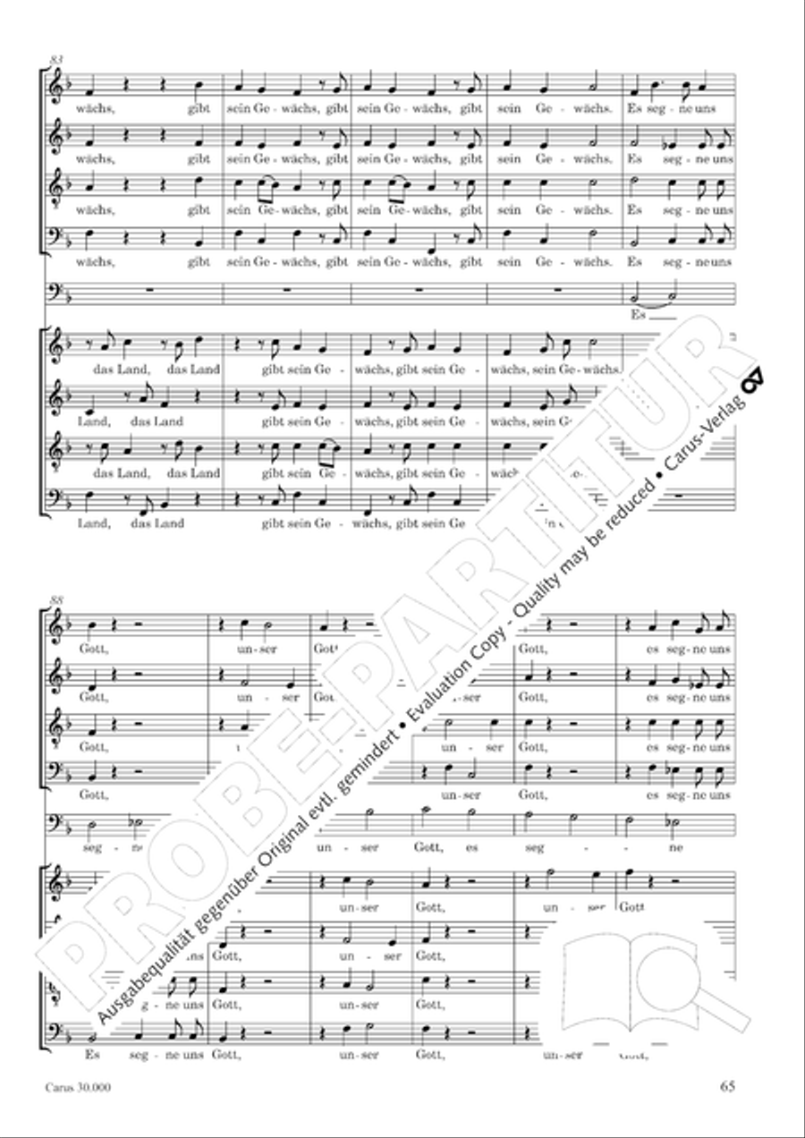 J.L. Bach: The complete motets Choir scores gallery preview page 72