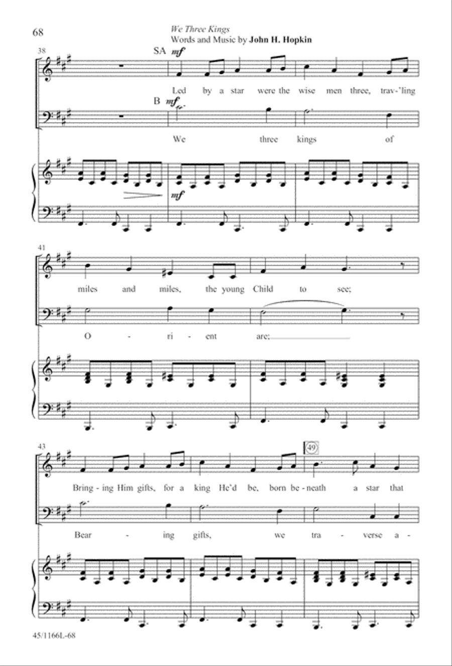 12 Carols for about 12 Singers 3-Part scores gallery preview page 69