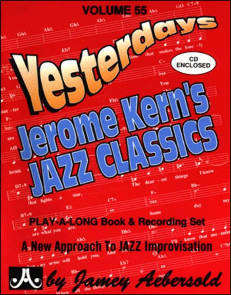 Yesterdays Jerome Kern Classics Book/CD No 55