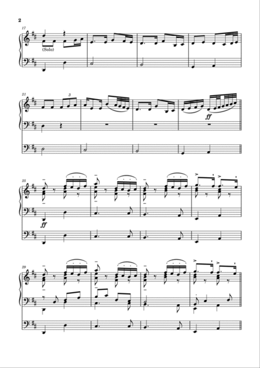 Festpräludium III Organ Solo scores gallery preview page 2