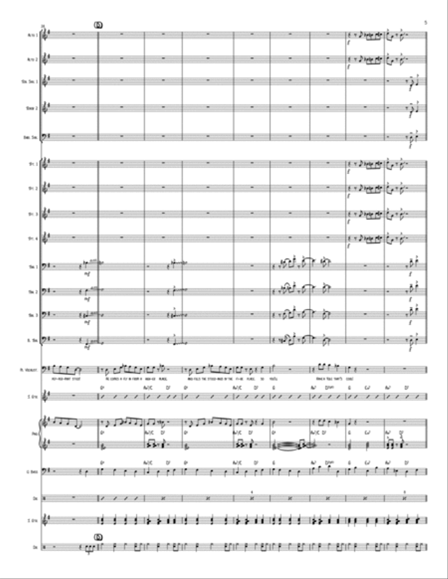 Cool Yule Jazz Ensemble scores gallery preview page 5