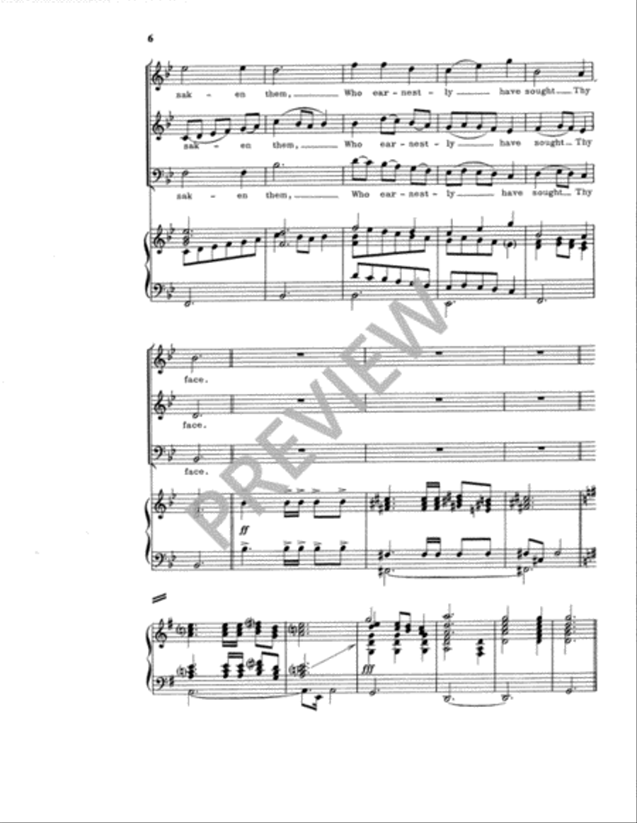 O Lord Most High, with All My Heart 3-Part scores gallery preview page 7
