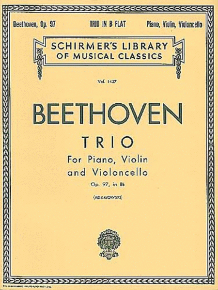 Trio in B Flat, Op. 97 (Archduke Trio)