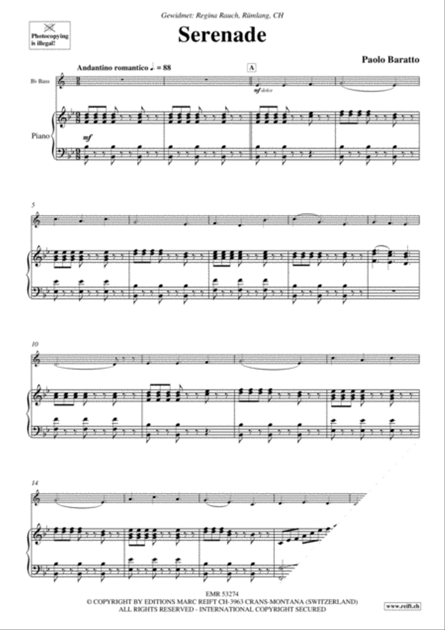 Serenade Voice Solo scores gallery preview page 3