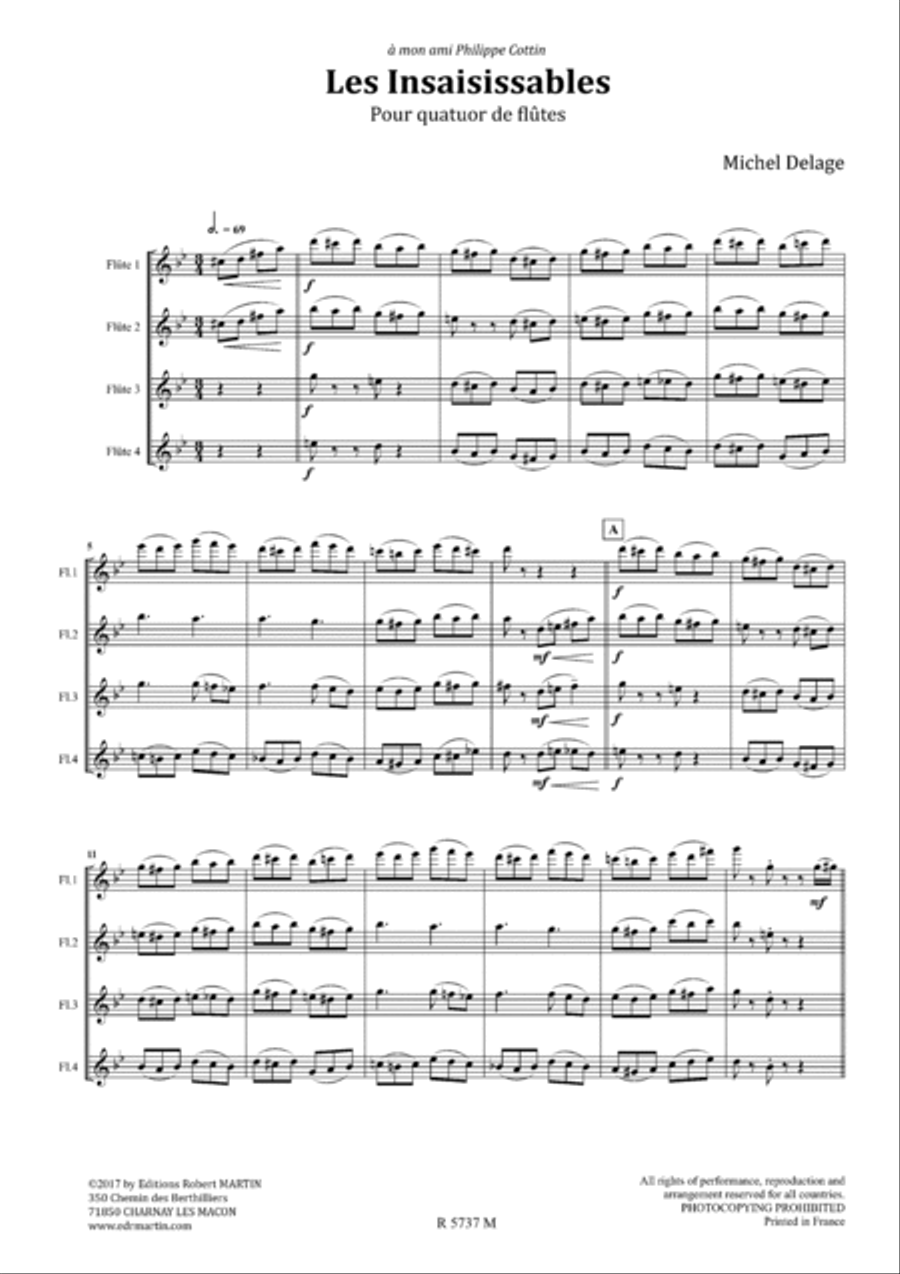 Les Insaisissables Les Insaisissables Flute scores gallery preview page 2