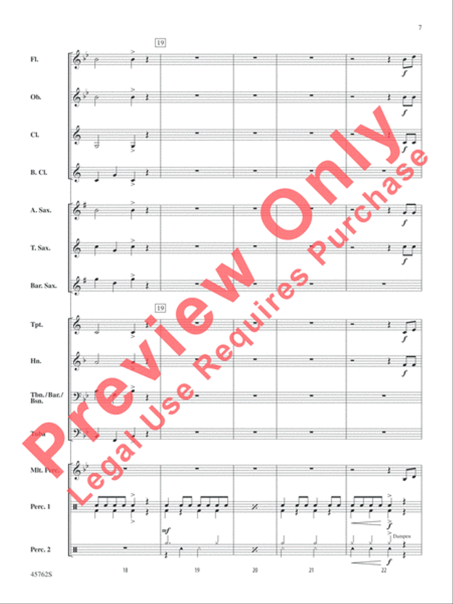 Swansea Town Concert Band scores gallery preview page 7