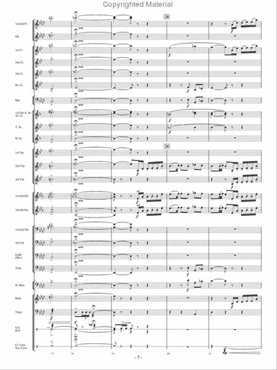 La Peri Concert Band scores gallery preview page 6
