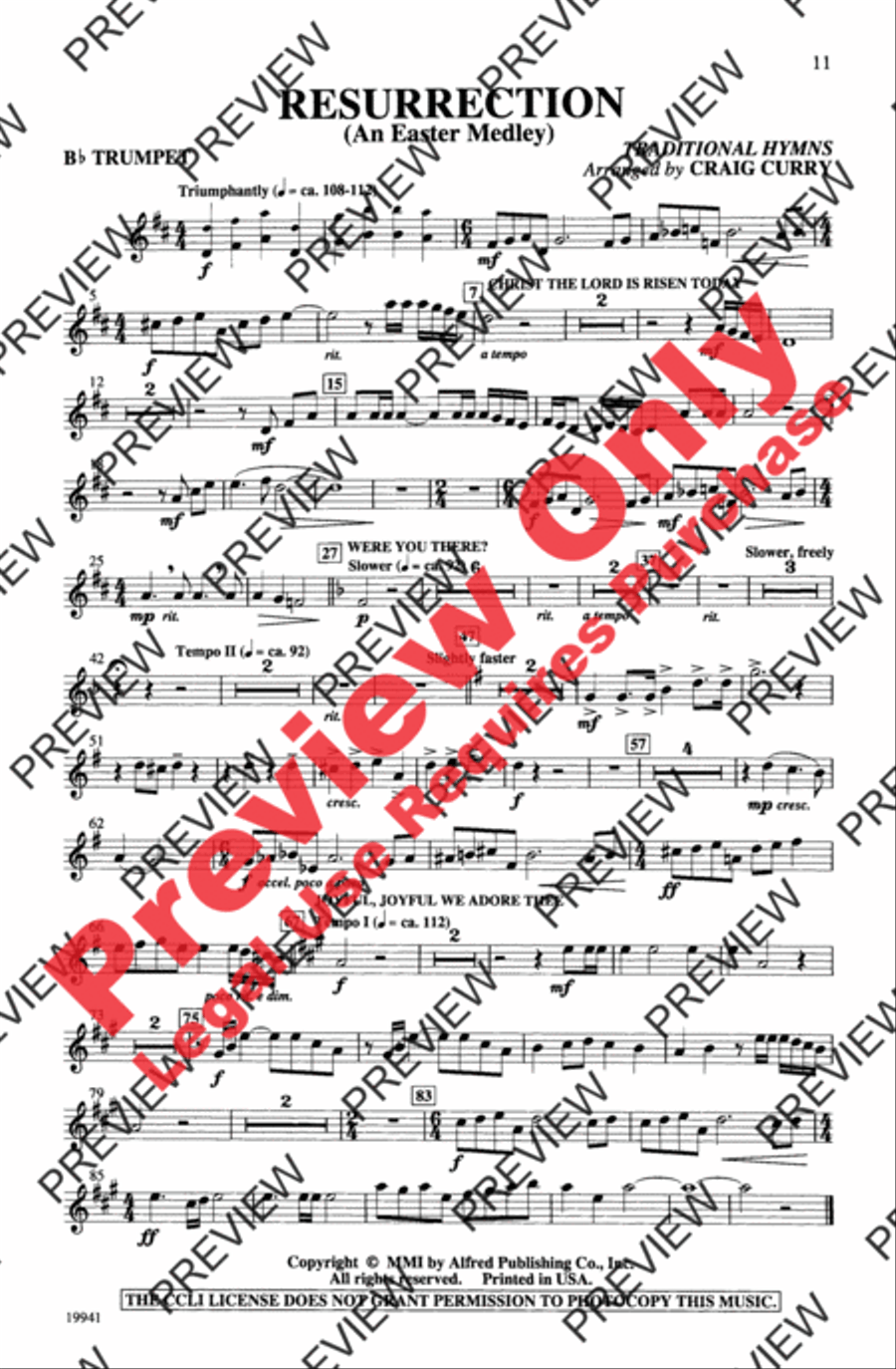 Resurrection Resurrection 4-Part scores gallery preview page 11