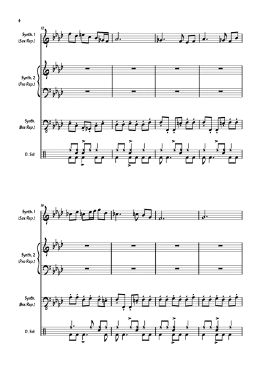 Chipjazz Chipjazz Jazz Ensemble scores gallery preview page 4