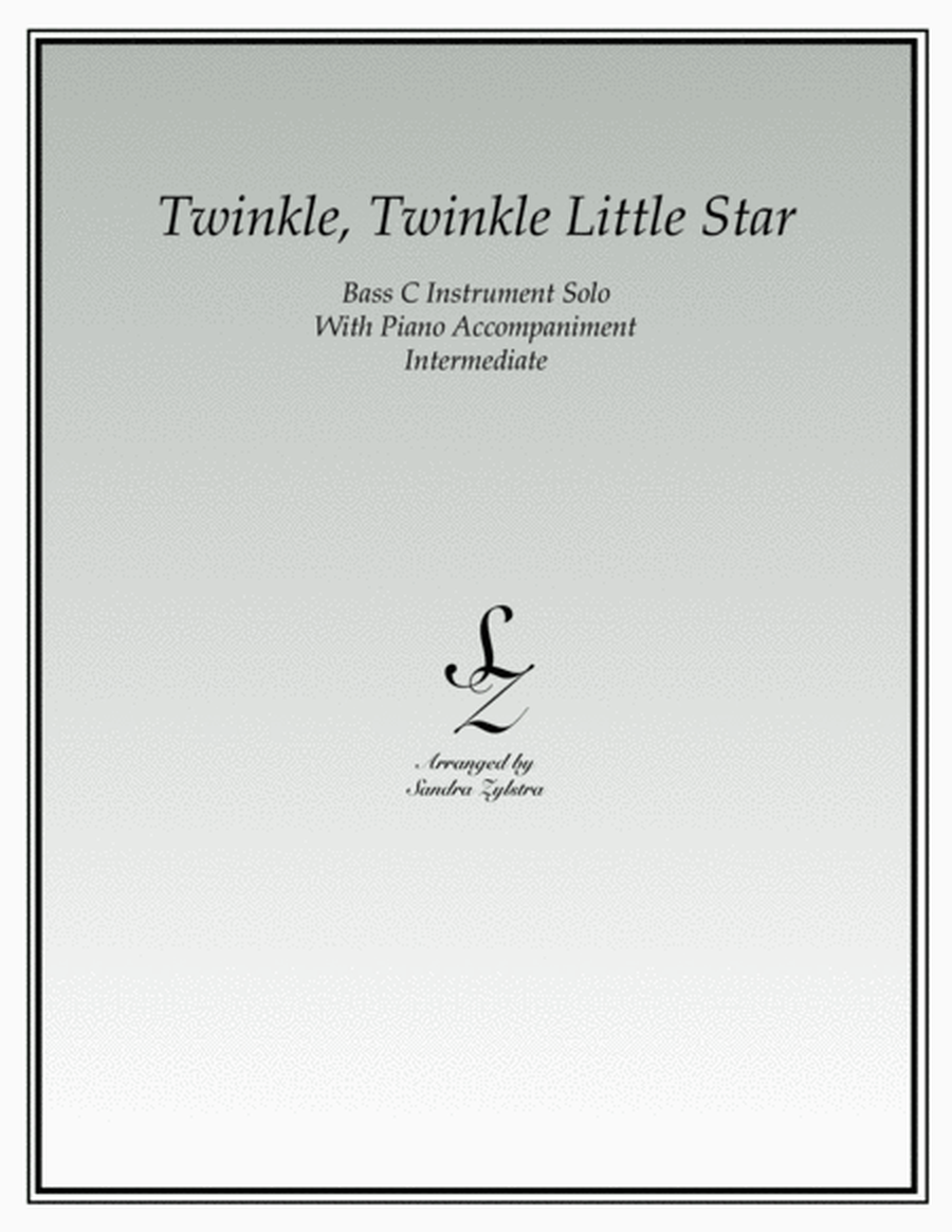 Twinkle, Twinkle Little Star (bass C instrument solo) image number null