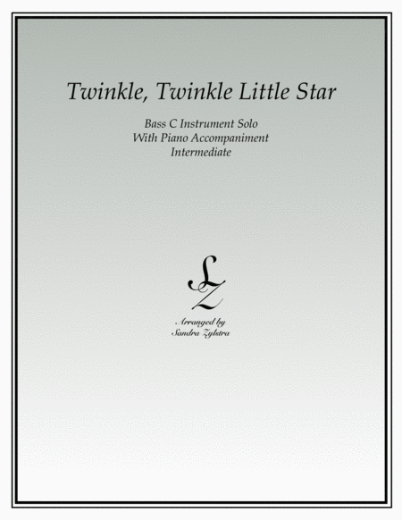 Twinkle, Twinkle Little Star (bass C instrument solo) image number null