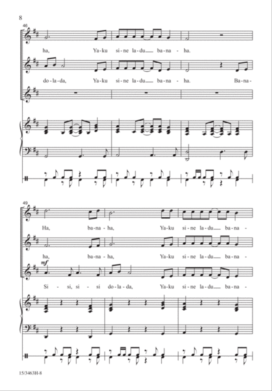 Banaha Banaha SSA scores gallery preview page 7