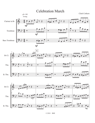 Celebration March (Clarinet, Trombone, Bass Trombone)