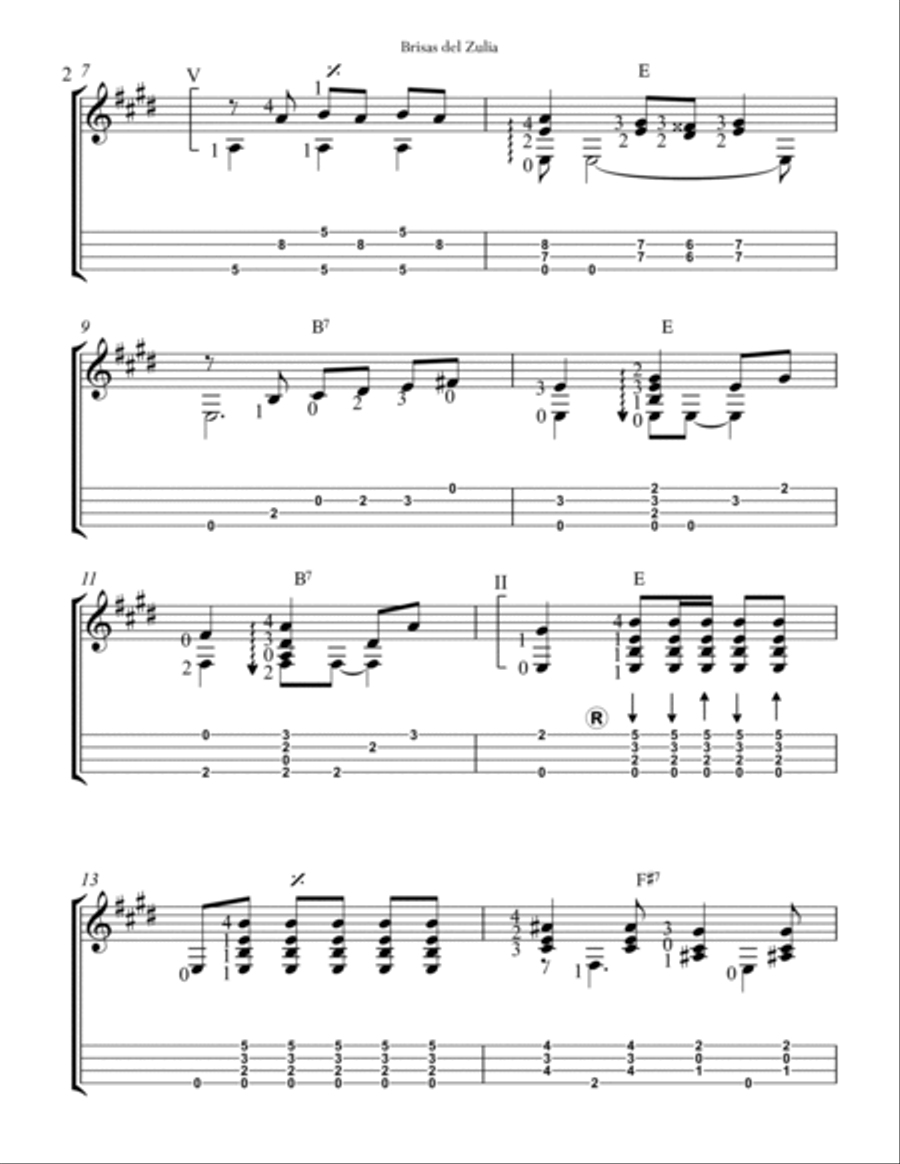 Brisas del Zulia Chamber Music scores gallery preview page 2