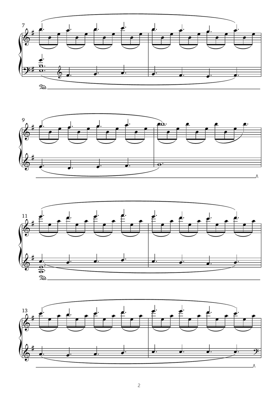 The Secret Garden Piano Solo scores gallery preview page 2