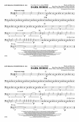 Dark Horse: Low Brass & Woodwinds #2 - Bass Clef