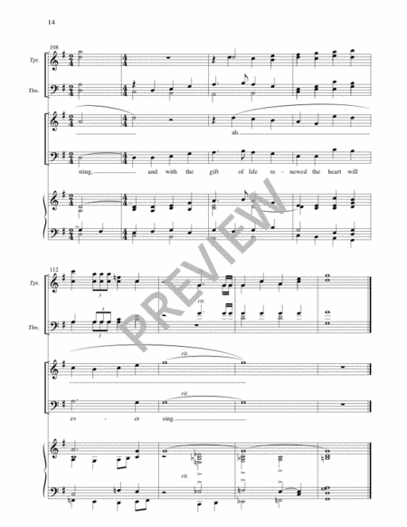 As Newborn Stars - Full Score and parts