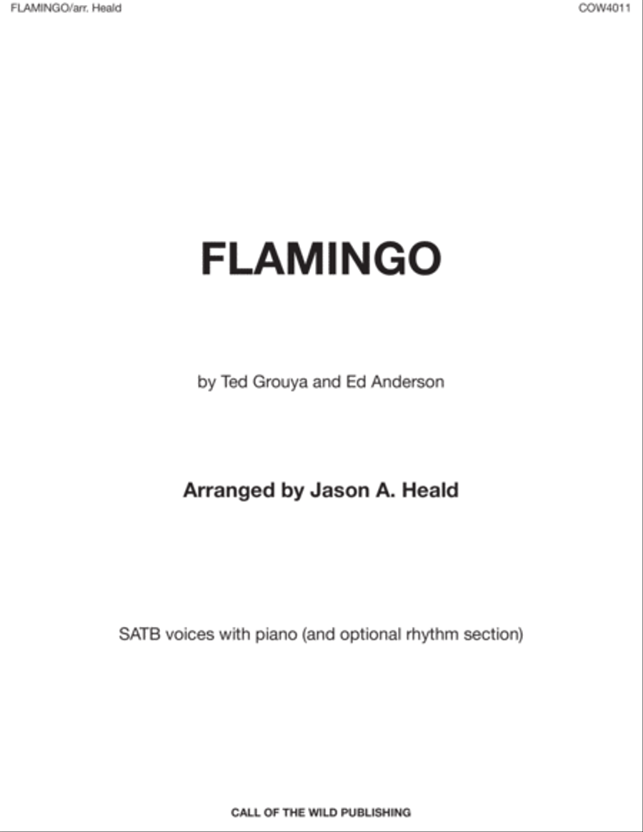 Flamingo 4-Part scores gallery preview page 1