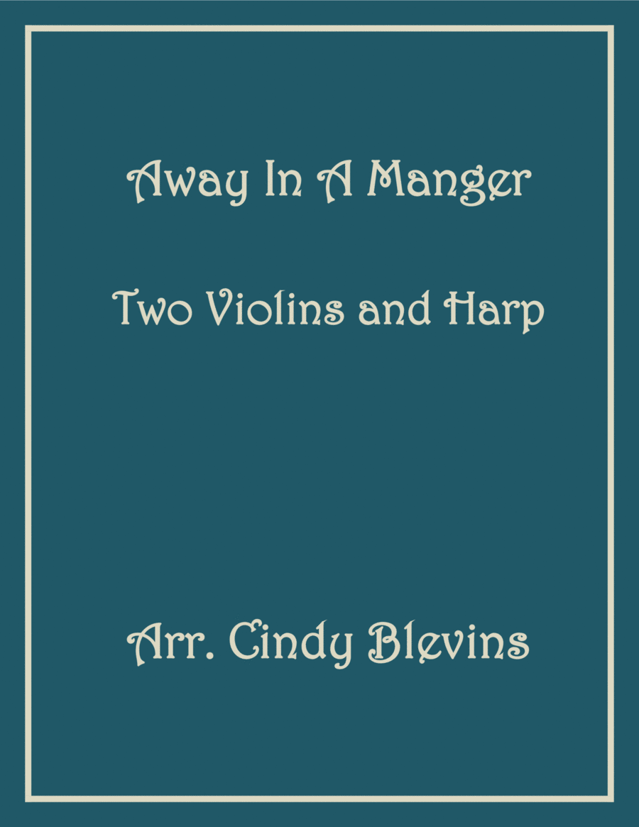 Away In A Manger, Two Violins and Harp image number null