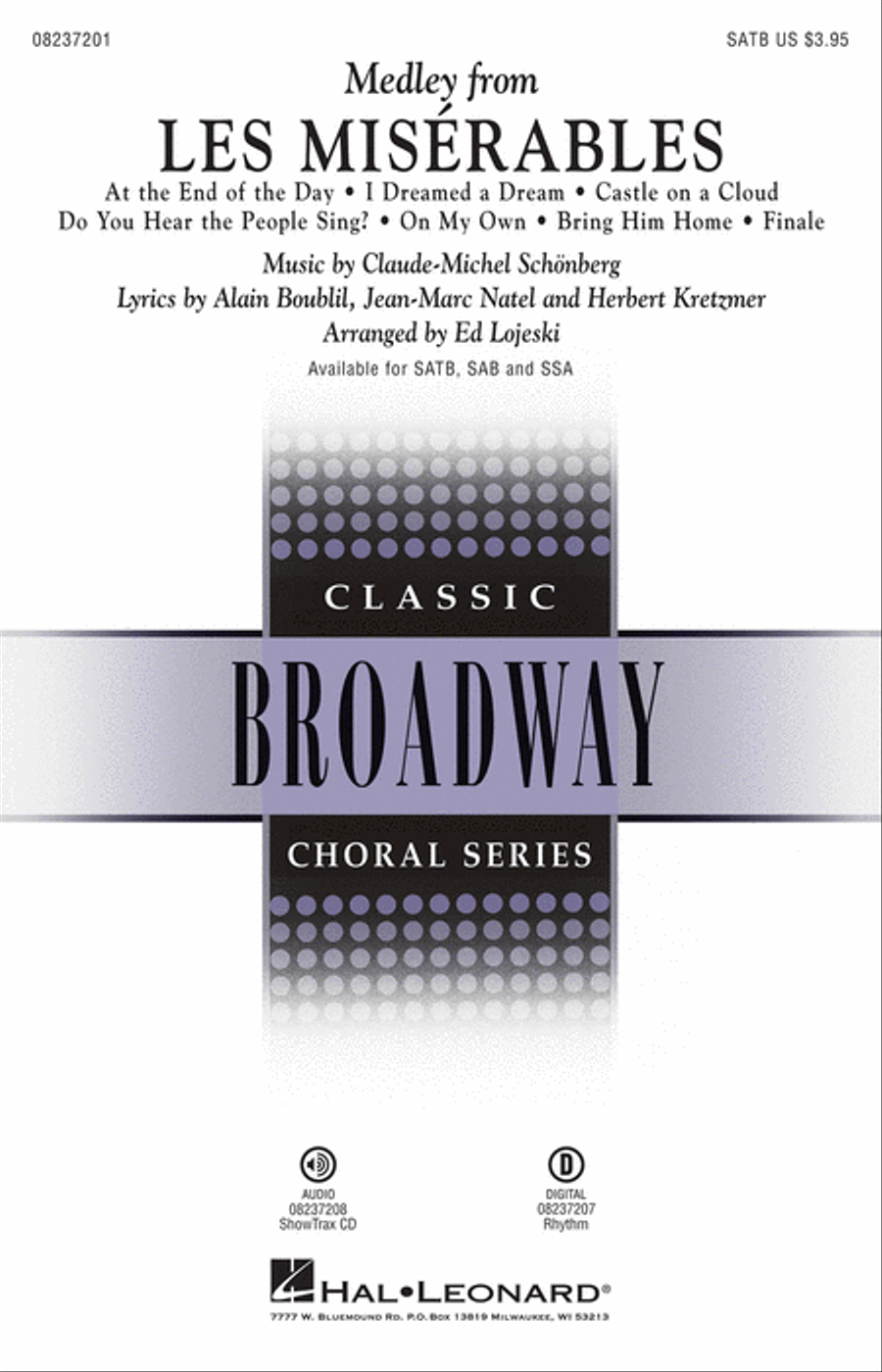 Les Miserables 4-Part scores gallery preview page 1