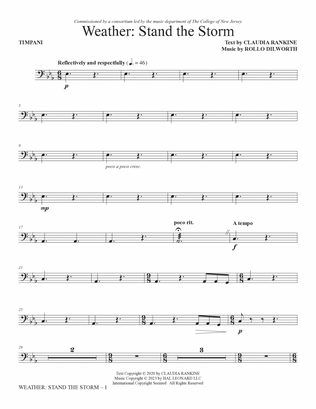 Weather: Stand The Storm (Full Orchestration) - Timpani