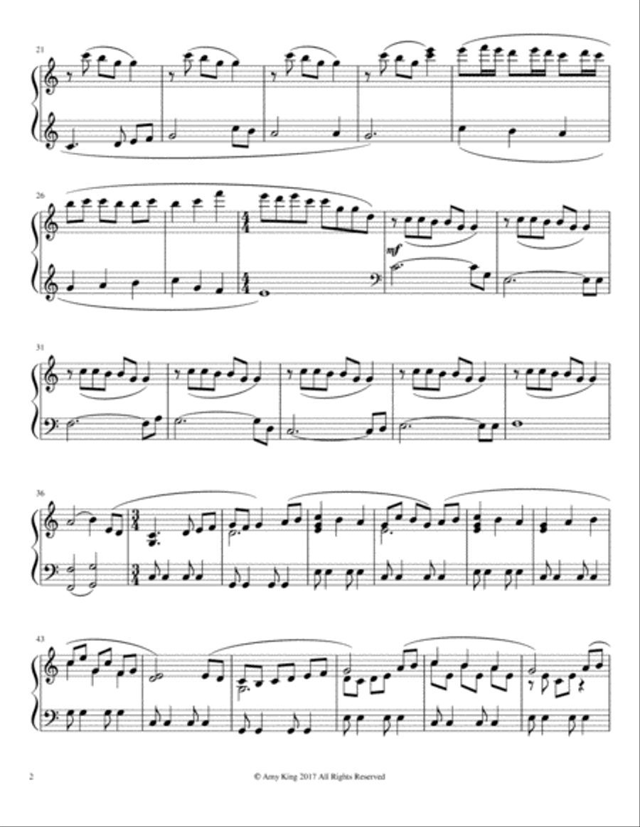 The First Noel Piano Solo scores gallery preview page 3
