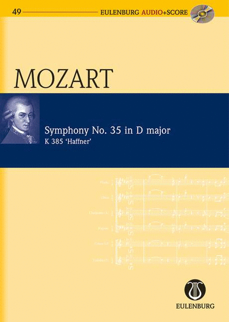 Mozart: Symphony No35 D Major  Kv 385 haffner Study Score/cd