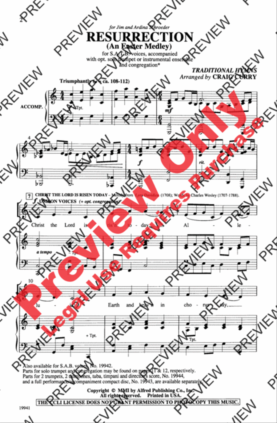 Resurrection 4-Part scores gallery preview page 2