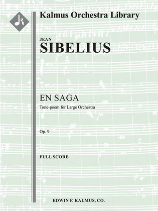 Book cover for En Saga, Op. 9