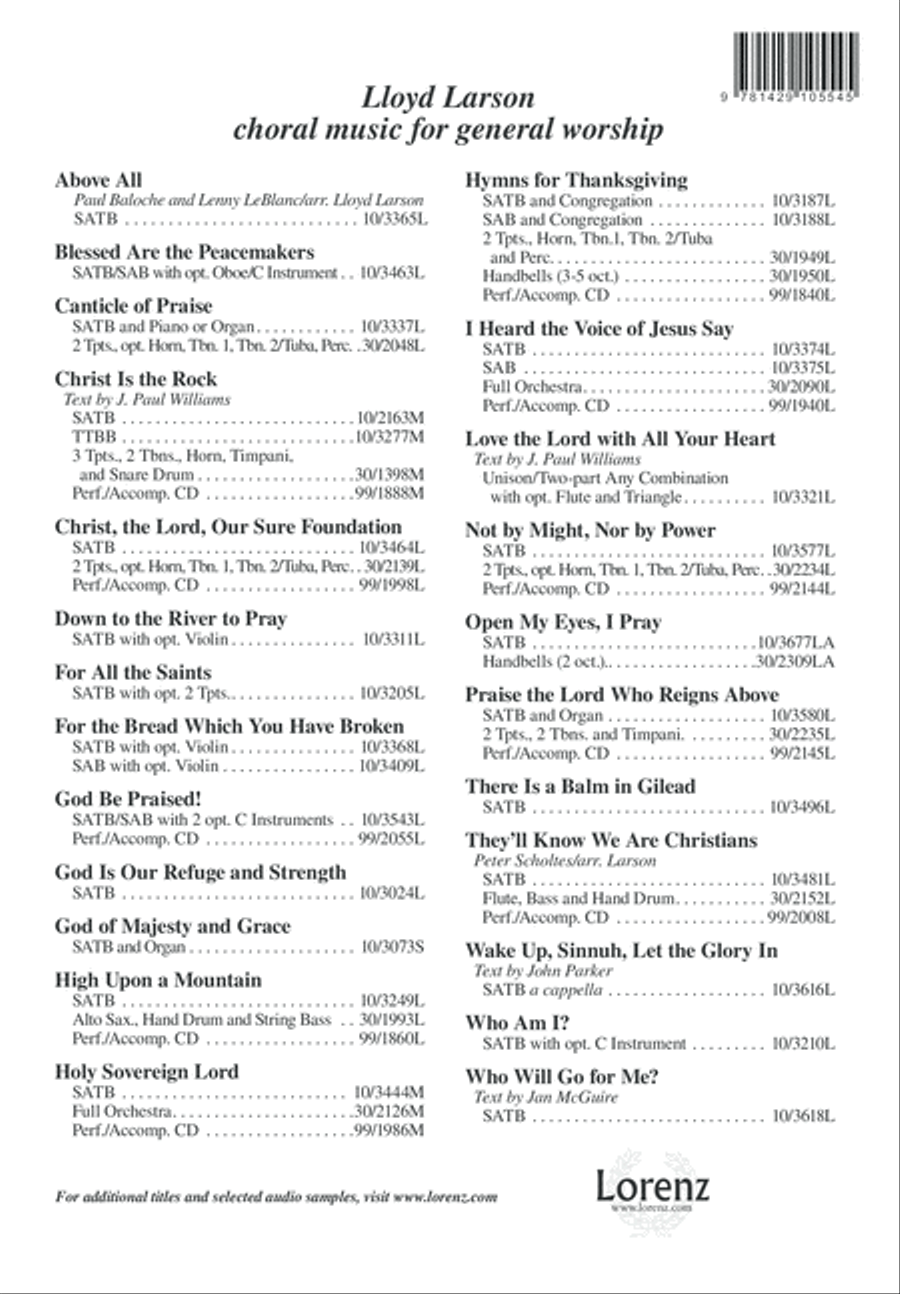 By Faith and Not by Sight 3-Part scores gallery preview page 13