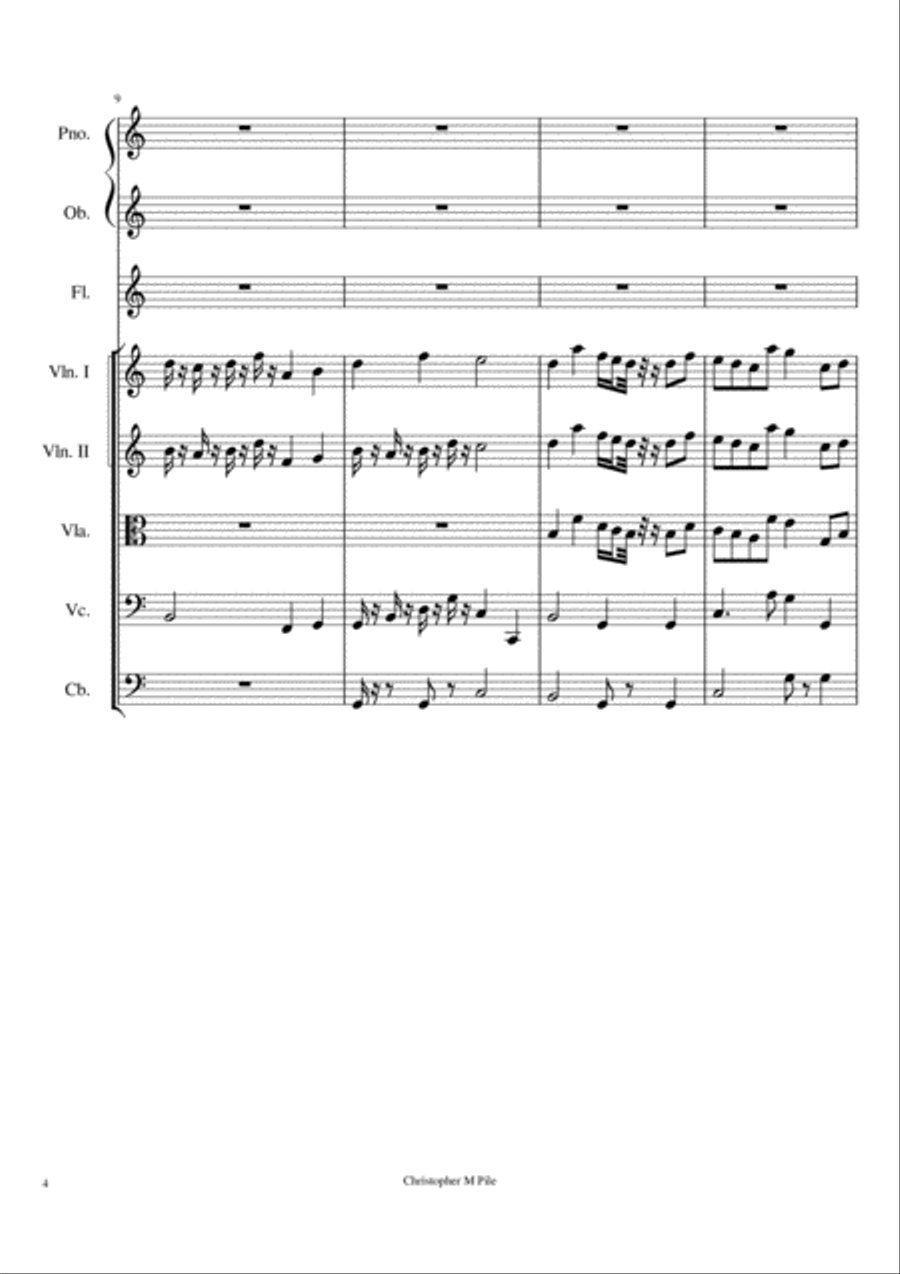 Melodia de Suzzana Small Ensemble scores gallery preview page 4