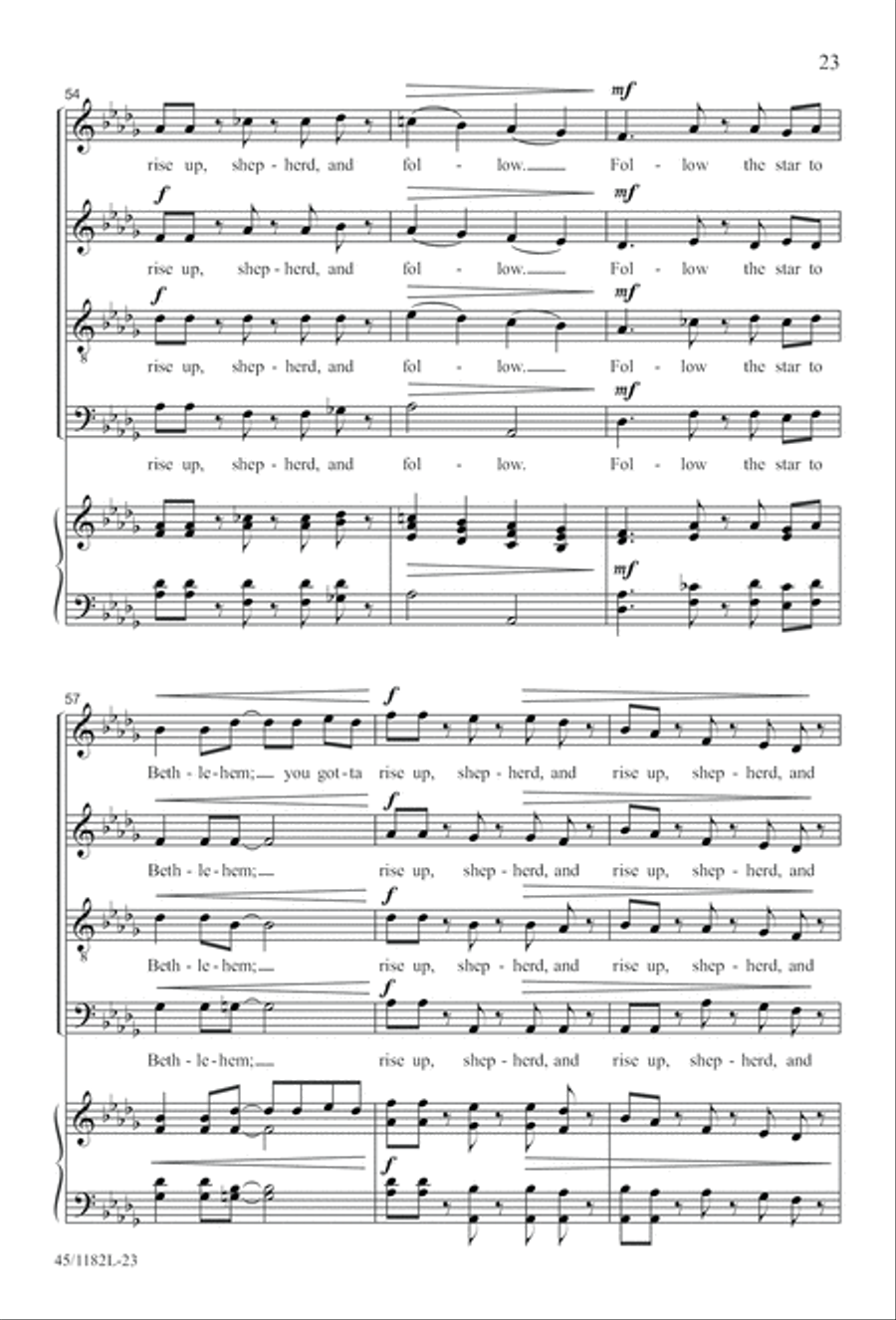 All Around A Cappella All Around A Cappella 4-Part scores gallery preview page 23