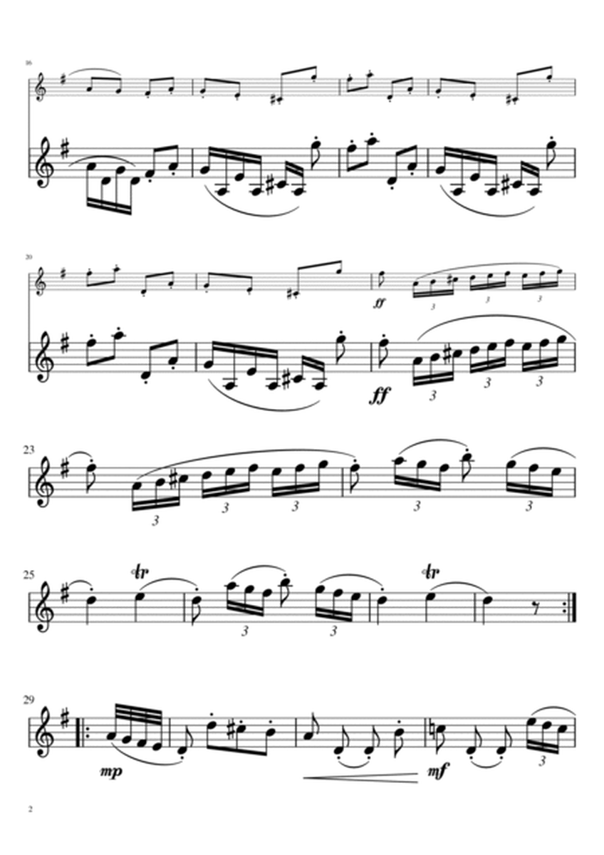 Haydn Allegro for Clarinet and Piano image number null