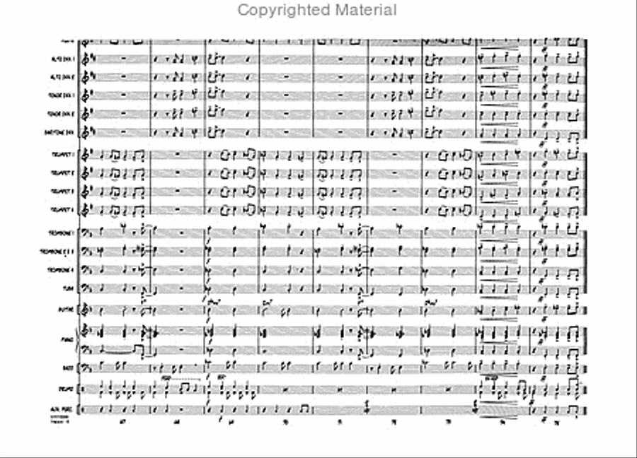 Happy (from “Despicable Me 2”) Jazz Ensemble scores gallery preview page 3